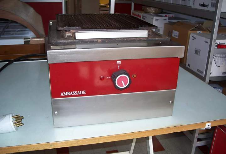 Grill fonte nervurée électrique Cours